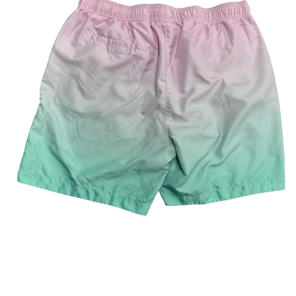 Men’s PLAYBOY Pastel Ombre swim trunks. Size Large